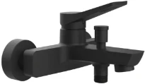 GESSI Rilievo Mitigeur bain-douche mural avec inverseur automatique. Noir XL