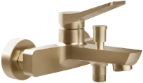 Gessi Rilievo Mitigeur bain-douche mural avec inverseur automatique. Warm Bronze Br. PVD