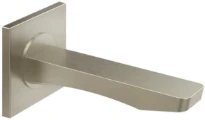 GESSI Rilievo Bec mural à compléter par un mitigeur à commande séparée. Finox Brushed Nickel