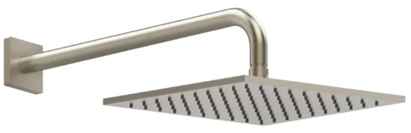 GESSI Rilievo Douchette anticalcaire laterale orientable. Finox Brushed Nickel