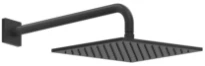 Gessi Rilievo Douchette anticalcaire latérale orientable. Noir XL