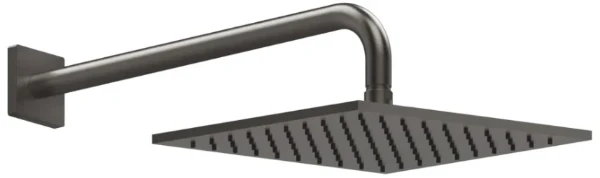 GESSI Rilievo Douchette anticalcaire laterale orientable. Black Metal Brossé PVD