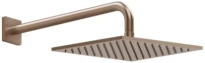 GESSI Rilievo Douchette anticalcaire laterale orientable. Cuivre Brossé PVD