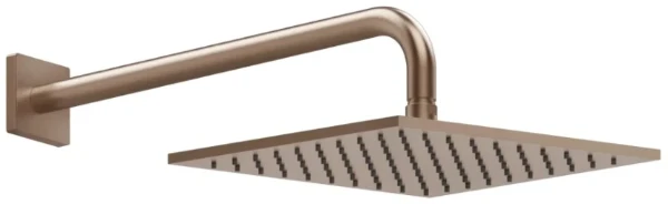 GESSI Rilievo Douchette anticalcaire laterale orientable. Cuivre Brossé PVD