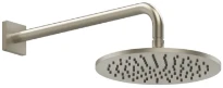 GESSI Rilievo Douchette anticalcaire laterale orientable. Finox Brushed Nickel