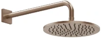 Gessi Rilievo Douchette anticalcaire latérale orientable. Cuivre Brossé PVD