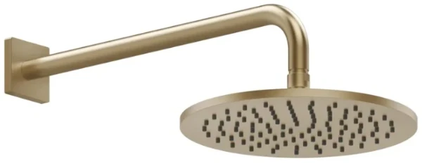 PF59148#726 GESSI Rilievo Oriënteerbare antikalk-wand-hoofddouchekop Warm Bronze Br. PVD