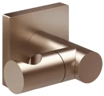 GESSI Rilievo Support mural orientable pour douchette. Cuivre Brossé PVD