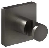 GESSI Rilievo Support fixe pour douchette. Black Metal Brossé PVD