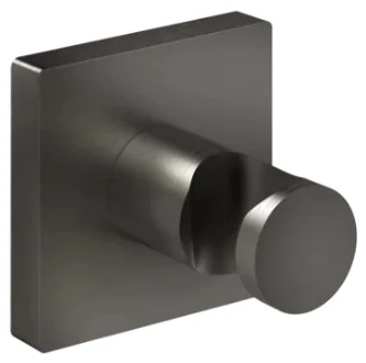 GESSI Rilievo Support fixe pour douchette. Black Metal Brossé PVD