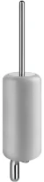 GESSI Goccia Accessories Porte-balayette mural en GRES blanc. chromé