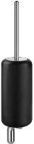 GESSI Goccia Accessories Porte-balayette mural en GRES noir. chromé