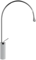 Gessi Goccia mitigeur lavabo réhaussé avec bec long sans vidage - chromé