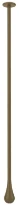 GESSI Goccia Bec au plafond à compléter par un mitigeur à commande séparée à completer par in mitigeur a commande séparée ou par un de nos système électroniques. Antique Laiton