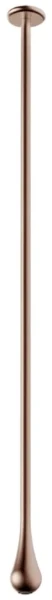 GESSI Goccia Pomme de douche avec bras longueur à la demande. À compléter par un mitigeur à commande séparée ou par un de nos système électroniques. Copper Brushed GHRC