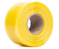 TracPipe PLT tape silicone autovulcanisant 25 mm (rouleau 2m) - jaune - prix par rouleau