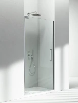 Vismara Flare 2.0 FN porte pivotante 2000 x 770-795 mm - verre 8 mm - transparant - profil silver brilliant