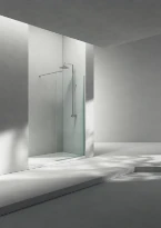 Vismara Smack MK paroi latérale 2000 x 780-795 mm - verre 8 mm - transparant - profil silver brilliant - 2 colli's