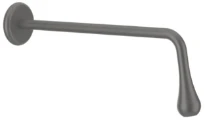 GESSI Goccia Bec de lavabo mural longueur à la demande. À compléter par un mitigeur à commande séparée. Black Metal Brushed GHRC