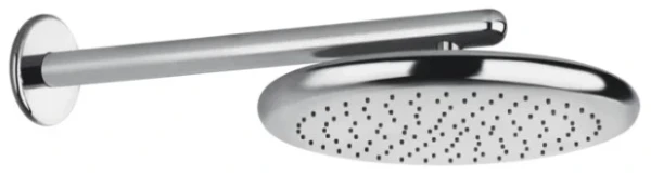 GESSI Goccia Pomme de douche orientable anticalcaire avec bras mural. chromé