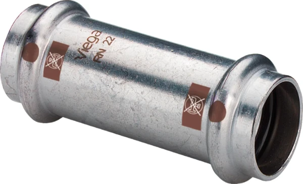 Viega Temponox inox schuifmof FF 35 x 35 mm - niet geschikt voor drinkwater