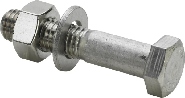 Viega Temponox inox kit pour bride PN6 (set 4 boulon M12x50 mm - 4 ecrou - 4 rondelle) - prix par set - Non compatible avec des installations d’eau potable