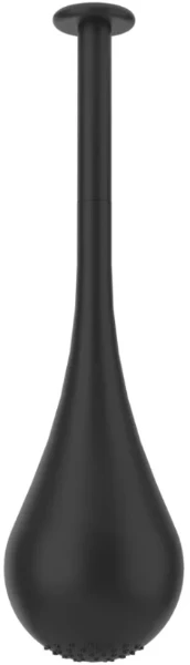 Gessi Goccia pomme de douche au plafond - noir mat - anti-calcaire