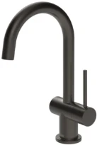 Gessi Pillar Taps Robinet à bec pivotant Black Metal Brossé PVD
