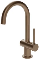 GESSI Pillar Taps Robinet à bec pivotant Cuivre Brossé PVD