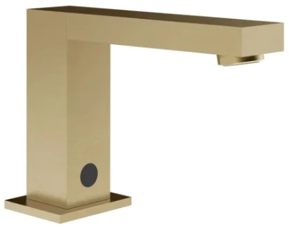 GESSI Sensor Taps Mitigeur lavabo electronique fourni avec 2 robinets sous-lavabo pour contrôle de la température et du débit. Warm Bronze Br. PVD