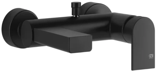 38613#299 Gessi Emporio via Manzoni opbouwbadmengkraan zwart XL