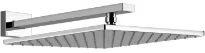 Gessi Rettangolo hoofddouche muuraansluiting/met arm chroom 30x30cm