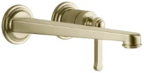 Gessi Venti20 kit de finition mitigeur lavabo - sans vidage - Brushed Brass PVD