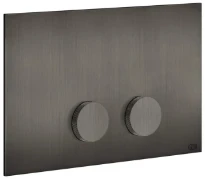 Gessi Anello plaque de commande pour Geberit SIgma 8 et Sigma 12 - Black Metal Brushed PVD