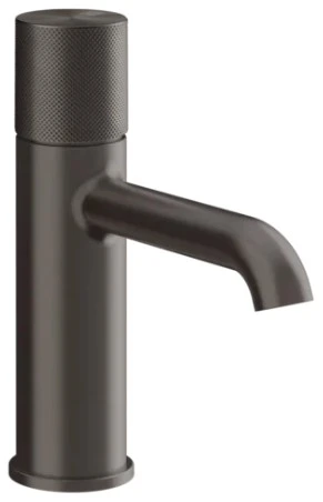 Gessi Habito Diamantato mélangeur lavabo - Black Metal Brushed PVD