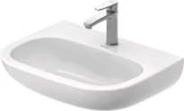Duravit D-Code Med lavabo 600 x 460 mm - blanc - avec trou de robinet - sans trop-plein