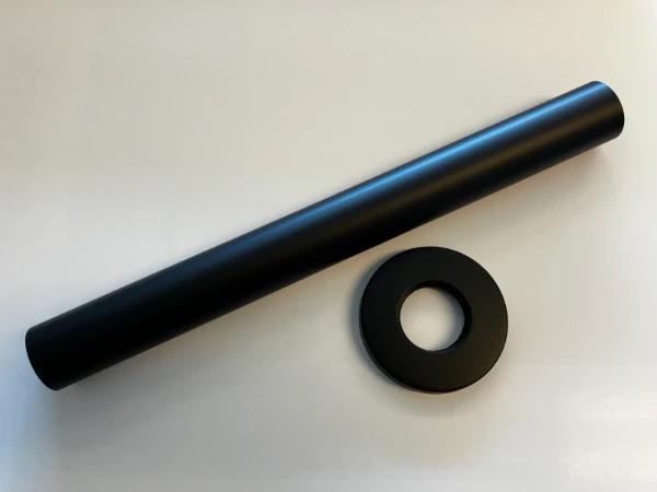 Procasa Vivo WSS buis met roset - zwart mat