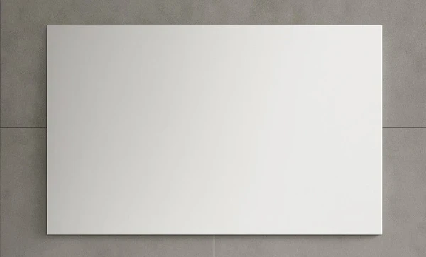 Procasa Universel panneau miroir 1000 x 600 mm aluminium cadre - sans éclairage avec interrupteur