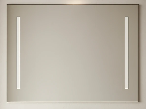 Procasa Universal miroir sur panneau 900 x 700 mm - avec cadre alu