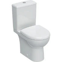 Geberit Selnova Compact cuvette à poser Rimfree PACK (cuvette H + réservoir + siège) sans bride - blanc