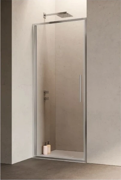 Samo Hexa douchedraaideur 2000 x 900 mm (870-910 mm) - transparant - chroom