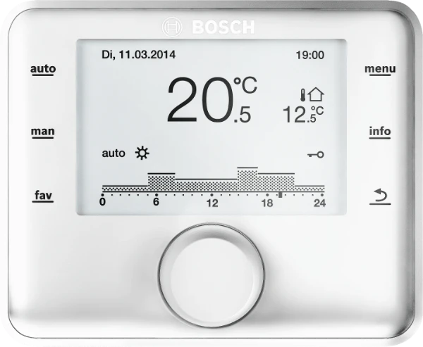 Bosch CR 400 régulation climatique pour max 4 circuits cv