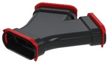 Zehnder ComfoFit - Y-stuk flat 51 - RLC