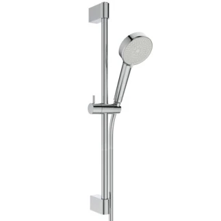 Ideal Standard IdealRain doucheset 600 mm - chroom - handdouche 2jet 100 mm chroom/wit - IdealFlex 1/2 x 1750 mm - 8 l/min