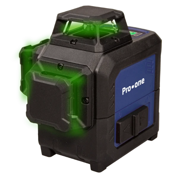 ProOne 3D 3x 360° multilijnlaser met groene straal