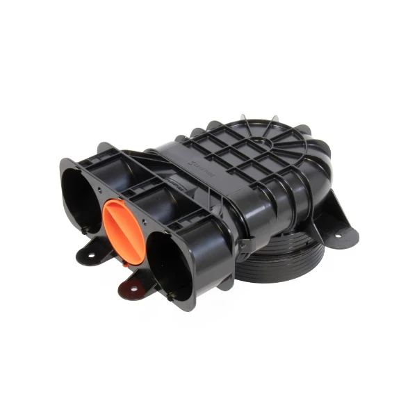 Begetube Begeconnect+ ventielaansluitstuk DN 125 - 3 x 63 - kort model