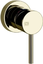 GESSI Via Tortona Parties apparentes pour mitigeur mural, 1 sortie. Brass PVD