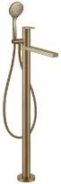 GESSI Via Manzoni Parties apparentes pour mitigeur bain-douche sur pied avec douchette. Warm Bronze Br. PVD