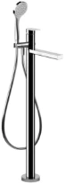 GESSI Via Manzoni Parties apparentes pour mitigeur bain-douche sur pied avec douchette. chromé