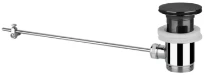 GESSI Technical Accessories Vidage pour lavabo 1 1/4" avec trop plein pour 41405 et 41406. Black Metal PVD